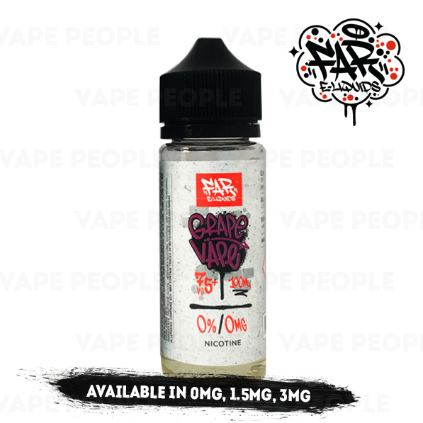 Grape Vape vape liquid by Far E liquids 100ml Short Fill